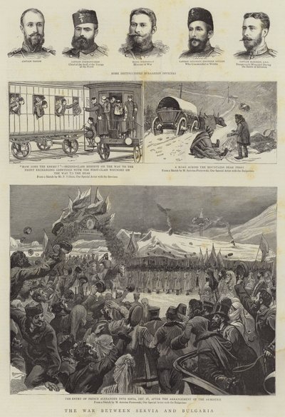 The War between Servia and Bulgaria by Maksymiljan Antoni Piotrowski